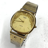 SEIKO Dolce 5930-5280 14K BACK ST.STEEL